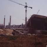 Il progetto esecutivo fu consegnato l'8 luglio 1987 e l'edificazione venne assegnata il 12 settembre al Consorzio "Stadium"...